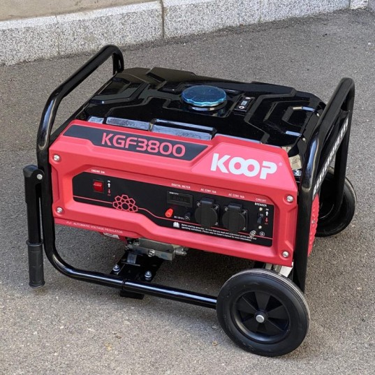 موتور برق بنزینی کوپ ۳.۱ کیلووات مدل KGF3800 تک فاز