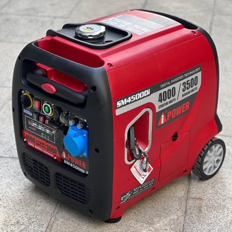 موتور برق بنزینی ای پاور ۴ کیلووات مدل SM4500i اینورتری سایلنت ریموت دار