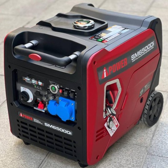 موتور برق بنزینی ای پاور ۶.۵ کیلووات مدل SM6500Di اینورتری سوپر سایلنت ریموت دار
