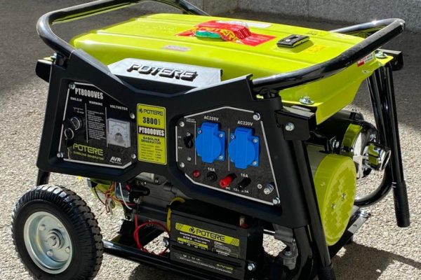 موتور برق بنزینی پوتر ۹ کیلووات مدل PT18000VES استارتی