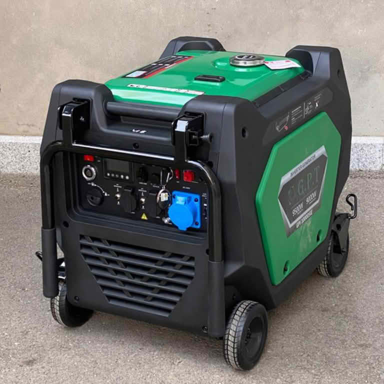 موتور برق بنزینی 9.5 کیلووات جی پی تی مدل GPI10000SIE اینورتری سایلنت ریموت دار