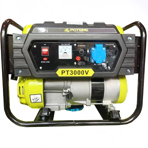 موتور برق بنزینی پوتر 1.5 کیلووات مدل PT3000V تک فاز هندلی