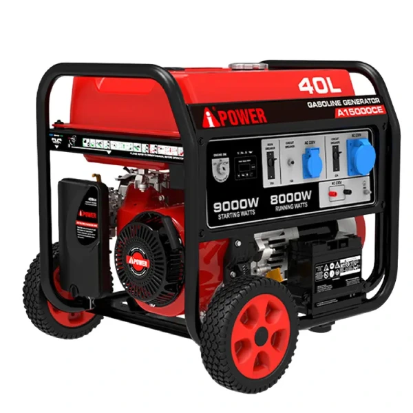 موتور برق بنزینی ای پاور 9 کیلووات مدل A15000CE سری POWER MONSTER