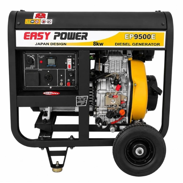 موتور برق دیزلی ایزی پاور 8 کیلووات مدل EP9500E استارتی تک فاز