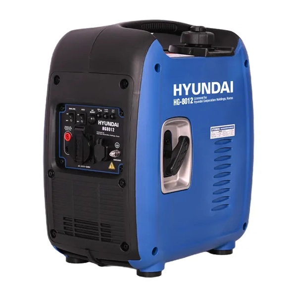 موتور برق بنزینی هیوندای 1.2 کیلووات مدل HG8012 اینورتری سوپر سایلنت هندلی