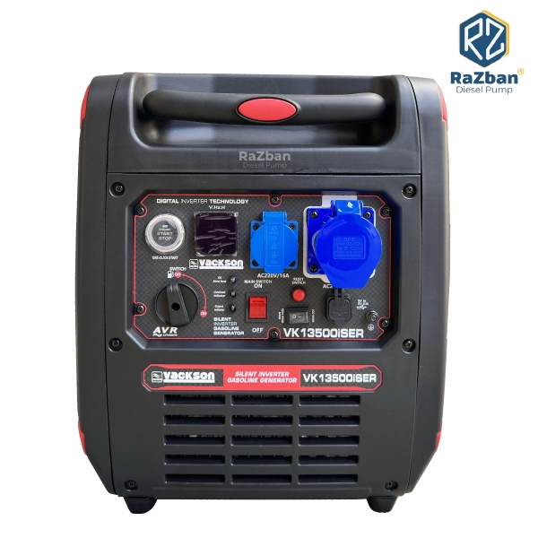 موتور برق بنزینی واکسون 3.8 کیلووات مدل VK13500iSER اینورتری سایلنت ریموت‌دار