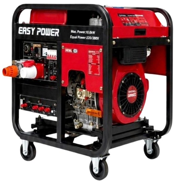 موتور برق دیزلی ایزی پاور 10 کیلووات مدل YM11000E3D تک فاز و سه فاز ریموت‌دار با پورت ATS