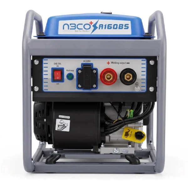 موتور جوش و موتور برق بنزینی آبکو 1.1 کیلووات 130 آمپر مدل A160BS هندلی