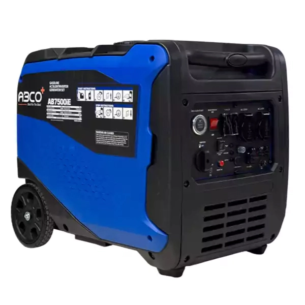 موتور برق دوگانه سوز آبکو 6 کیلووات مدل AB7500iE-2F سایلنت اینورتری ریموت‌دار