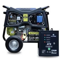 موتور برق بنزینی پوتر 9.5 کیلووات مدل PT21000VESR+ATS ریموت‌دار اتوماتیک با تابلو ATS
